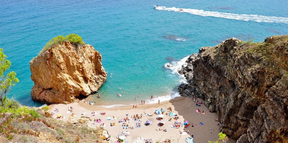 Hipste stranden van Spanje